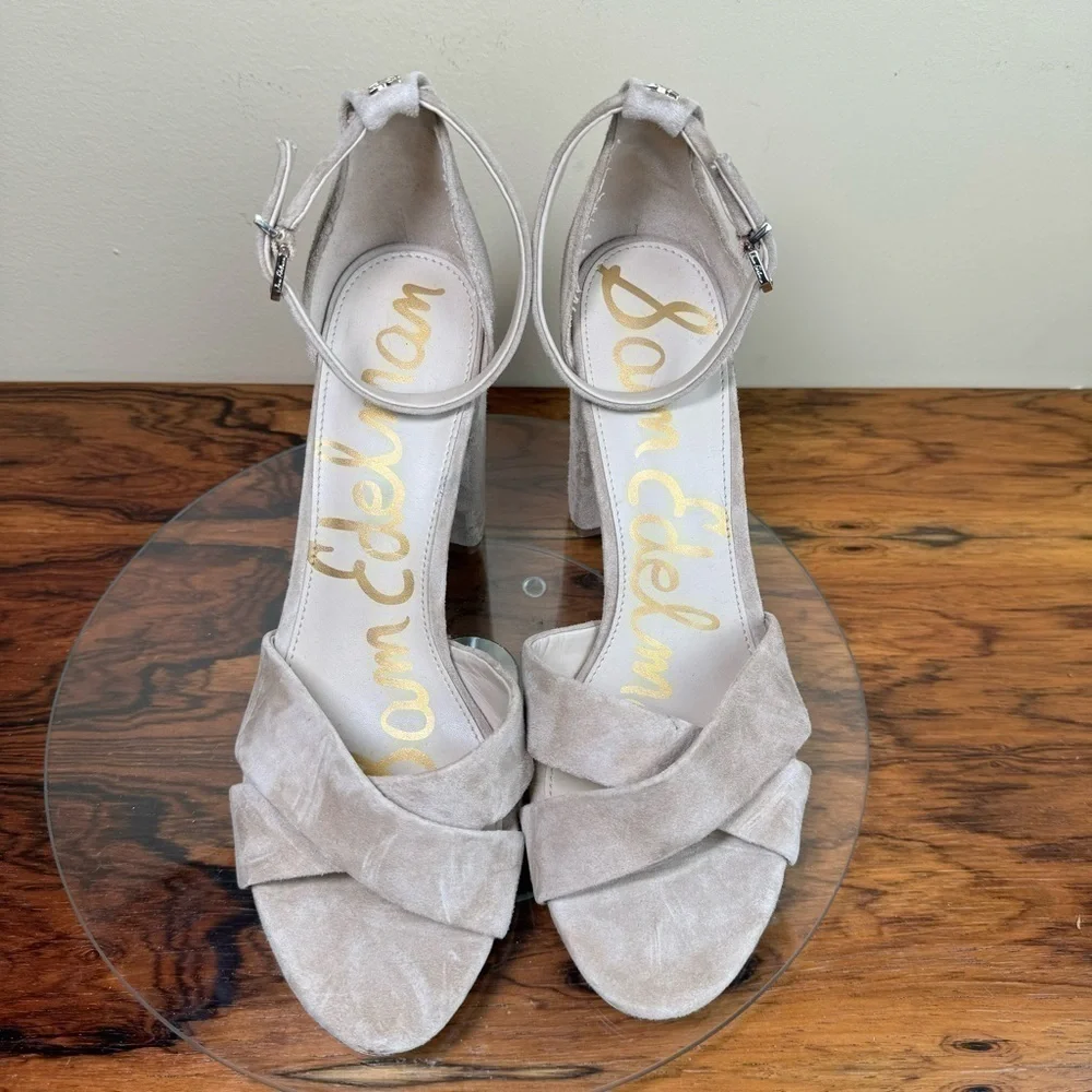 NEW Sam Edelman Yancy Block Heel Sandals